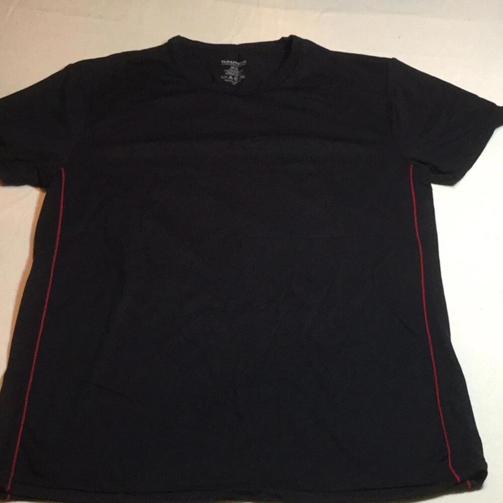 Nautica competition black short sleeve shirt Med